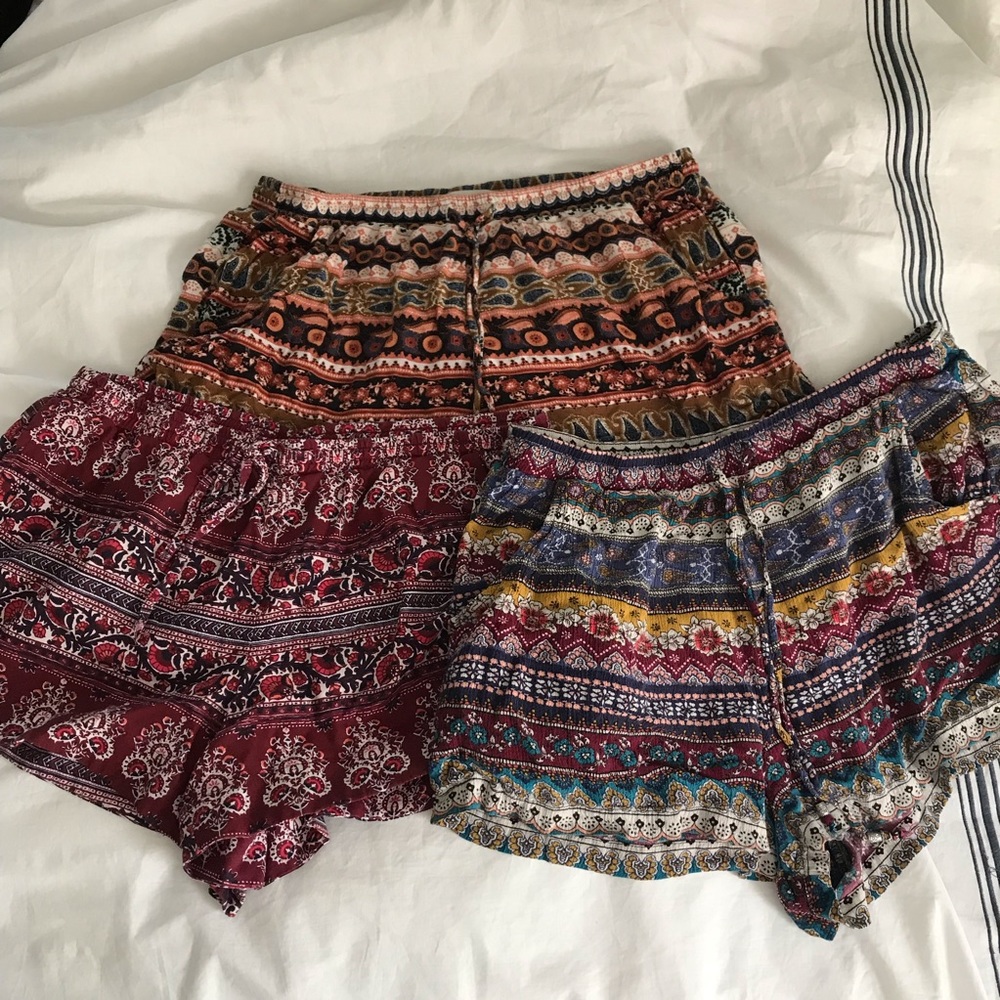AEO Bundle of 3 Patterned Shorts